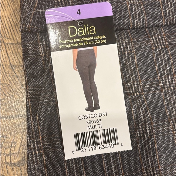 Dalia Gray Plaid Pants - Picture 9 of 9